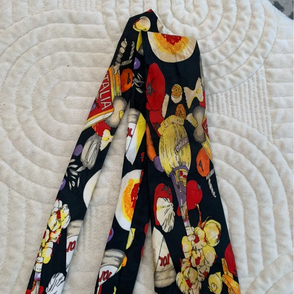 Colorful Food-Themed Tie